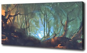 Feszített vászonkép Misztikus erdő oc-105744602