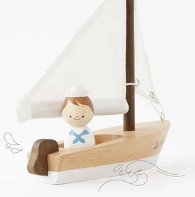 Le Toy Van - Fa vitorlás kapitánnyal bükkfa