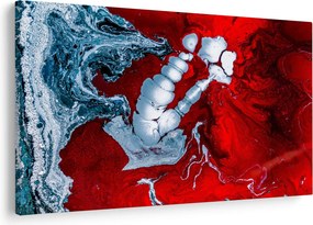 Absztrakt foltok képe (90x60 cm)