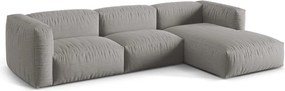 Világosszürke moduláris sarokkanapé (jobb oldali) Martina – Micadoni Home