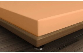 Narancssárga gumis pamut lepedő 140x200 cm – Mijolnir