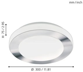 Eglo 95282 - LED Fürdőszobai lámpa LED CAPRI 1xLED/11W/230V
