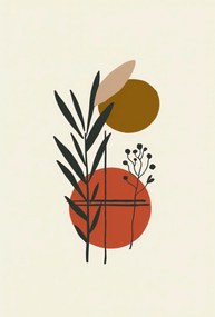 Poszter 67,5x100cm Kontraszt a botanikában