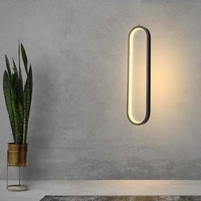 LED Csillár zsinóron LED/13W/230V 3000K fekete