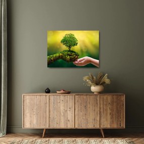 Kép - anyaország (üvegen) (70x50 cm)