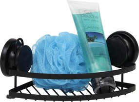 Sarok fürdőszoba polc Tapadókorongos Loft kosár