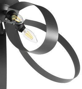 ONLI - Mennyezeti lámpa SERENA 5xE14/6W/230V fekete