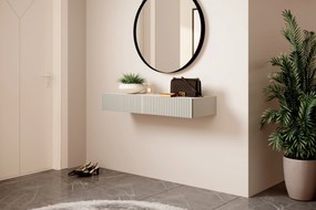 Nicole fali sminkasztal 100 cm fiókokkal - matt kasmír