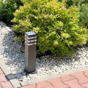 Kültéri lámpa TEKSAS 1xE27/12W/230V IP44, 44 cm, antracit