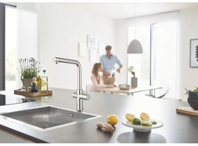 GROHE 31454001 - BLUE HOME mosogató csaptelep, L-formájú kifolyó, fényes króm