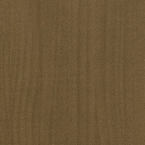 2 db mézbarna tömör fenyőfa kerti virágtartó 31 x 31 x 70 cm