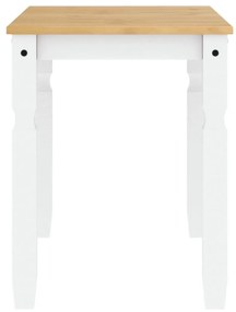 Corona fehér tömör fenyőfa ebédlőasztal 112 x 60 x 75 cm
