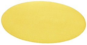 Sárga kerek szőnyeg ø 133 cm Fancy – Hanse Home