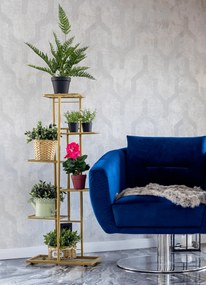 Fém virágállvány, arany, BAMIR TYP 3