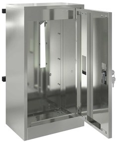 postaláda Fekete 30 x 23 x 55 cm Horganyzott acél