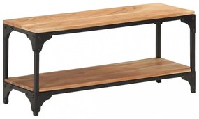 tömör akácfa dohányzóasztal 90 x 30 x 40 cm