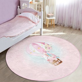 Rózsaszín gyerek szőnyeg ø 120 cm Comfort – Mila Home