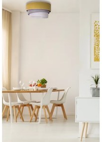 Duolla - Mennyezeti lámpa TRIO 1xE27/15W/230V d. 45 cm sárga/szürke/fehér