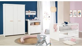 Fehér gyerek komód pelenkázó feltéttel 88x98x75 cm Anton – Roba