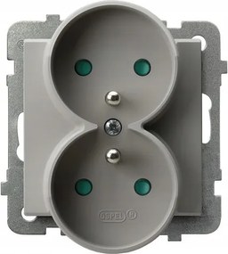 Dupla földelt aljzat Sonata Kasmír Ospel