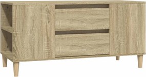 vidaXL sonoma tölgy színű szerelt fa fali TV-szekrény 102x44,5x50 cm