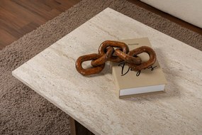 Sabin travertin–velencei dió dohányzóasztal