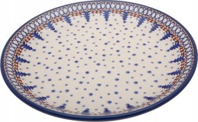 Ebédlő tányér 25.5 cm Karácsonyfa Csillagok Boleszláv