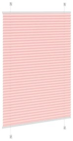 pliszírozott redőny rózsaszín 95x150 cm szövetszélesség 94,4 cm