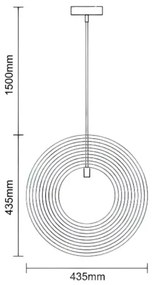 Fából készült függőlámpa kábelen, 1xE27/60W/230V, átm. 43,5 cm, tömörfa/furnér/kaucsukfa