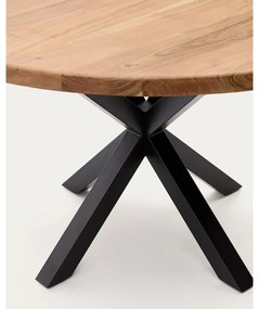 Étkezőasztal akácfa asztallappal ø 150 cm Argo – Kave Home