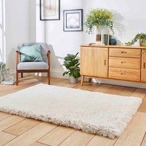 Krémszínű szőnyeg 60x120 cm Super Teddy – Think Rugs