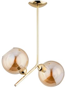 Csillár rúdon LALEN 2xE27/60W/230V bézs