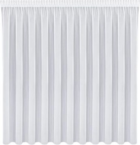 Fehér függöny Violet fátyol sima elegáns 500X160 szalag alagút béka