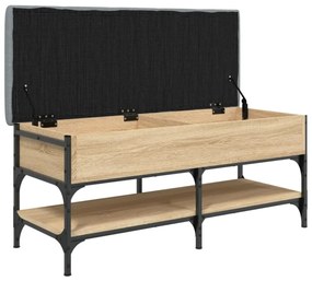 sonoma tölgy színű szerelt fa cipőpolc 102x42x45 cm