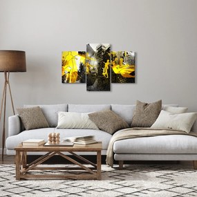 Kép - Foci a nagyvárosban (90x60 cm)