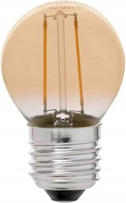 Led izzó Faro G45 E27 2W 2200K borostyánszínű retró dekoratív izzószál