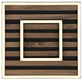 Globo 67345D - WOODY LED mennyezeti lámpa 18W, 3000K, 30x30 cm