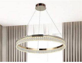 LED fényerőszabályozható kristálycsillár kábelen THALIA LED/55W/230V 3000-6000K + távirányító