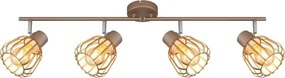 Globo 54663-4 - OLIN spotlámpa 4xE27/40W/230V