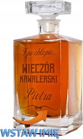 És a fiú után... Legénybúcsú Gravírozott Karafka Vicces Ajándék