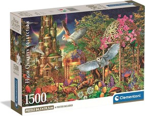 Fantázia kert Woodland 1500 db-os Compact puzzle Clementoni