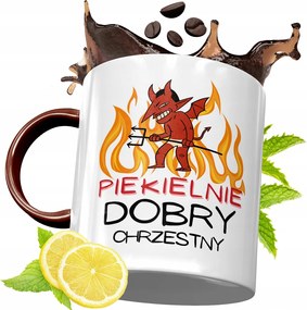 Bordó Bögre Keresztelőre Születésnapi Ajándék fényképes nyomattal