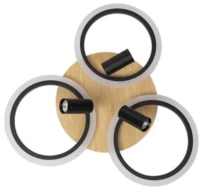 LED állítható mennyezeti lámpa LED/70W/230V 3000-6500K fekete/barna + DO