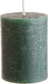 RUSTIC gyertya, sötétzöld 9cm