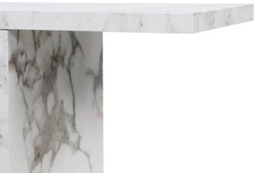 Kis asztal Life - Fehér, Marble