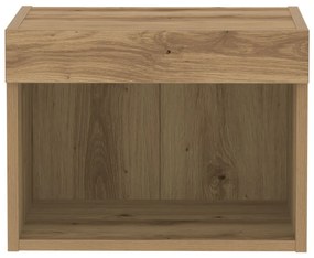 Fali Szekrény LED Világítással 2 db Kézműves Tölgy 40x30x30 cm