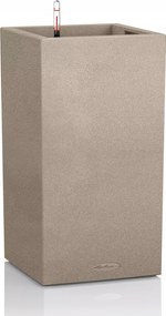 Virágtartó Lechuza Canto Stone 40 High önöntöző oszlop Homok Bézs