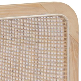 Fejtámla fejtámlával Természetes 200 x 55 x 3 cm Rattan