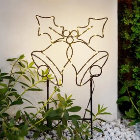 Brilagi - LED kültéri karácsonyi dekoráció LED/3xAA IP44 55x32 cm csengők