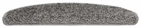 30 db szürke, félkör alakú, nagy lépcsőszőnyeg 65 x 21 x 4 cm